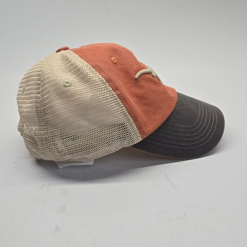 Top of the World Texas Longhorns Hat Cap Adjustable Mesh Strap Back Burnt Orange
